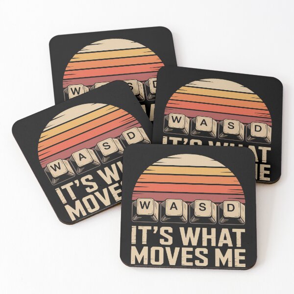 Item preview, WASD It’s What Moves Me Funny Gamer Design | Retro PC Gaming Keyboard Art | Gaming Humor Tee designed and sold by Alluka Brand.