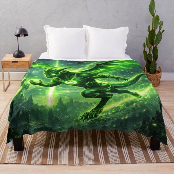 Item preview, Emerald Will Dragon – Superhero Dragon Heroes Art designed and sold by EpicDragons-.