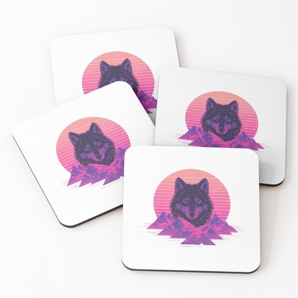 Item preview, Retro Wolf designed and sold by RisingWolfStudio.