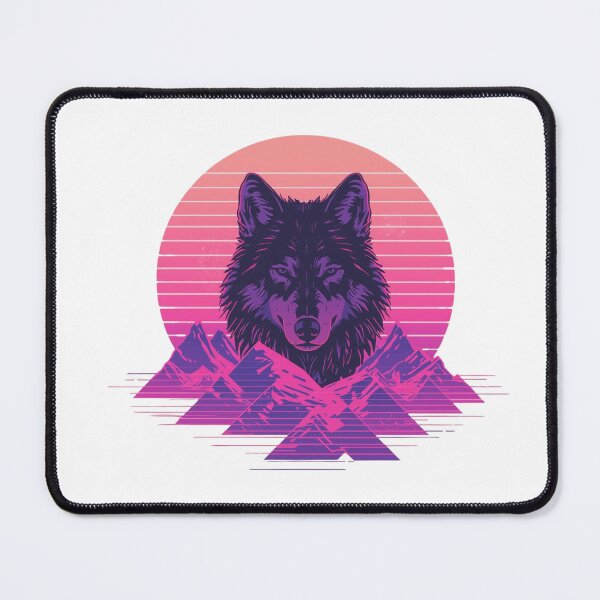 Item preview, Retro Wolf designed and sold by RisingWolfStudio.