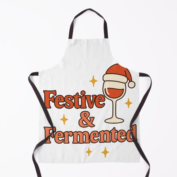 Item preview, Festive & Fermented – Funny Christmas Wine Graphic designed and sold by Painted Moon by Luna Bee™.