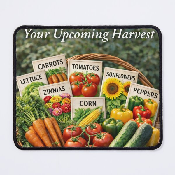 Item preview, Your Upcoming Harvest, Mark 4:20, Faith Based Gardening Basket and Seeds designed and sold by Prayful.