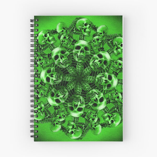 Item preview, Radial Skulls — Green designed and sold by PirateOfErebor.