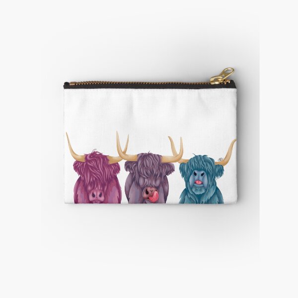Item preview, Purple Highland Cows designed and sold by smoothfoxill.
