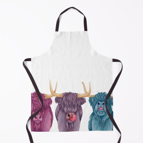 Item preview, Purple Highland Cows designed and sold by smoothfoxill.