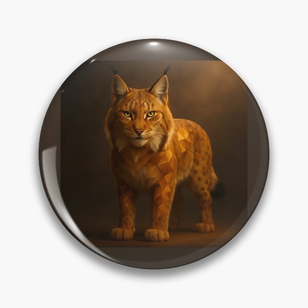Item preview, Lynx – Silent Ember Watcher Wildlife Art designed and sold by GeoWild Designs.