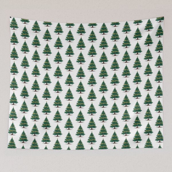 Item preview, Merry Christmas Pine Tree Decorated designed and sold by GlamOvira.