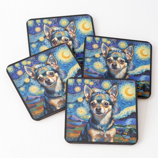 Item preview, Dog Starry Night T-Shirt: Van Gogh Style Art for Dog Lovers designed and sold by GrumpySableye.