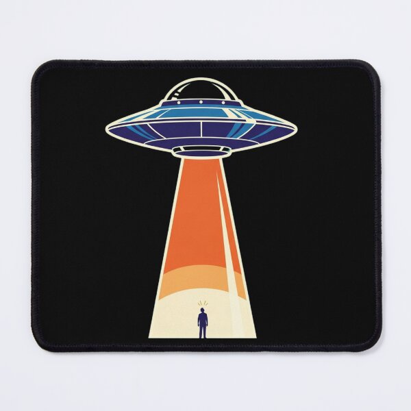 Item preview, Retro UFO Flying Saucer Vintage Alien Abduction Sci-Fi Sticker T-Shirt designed and sold by Design_Your_Day.