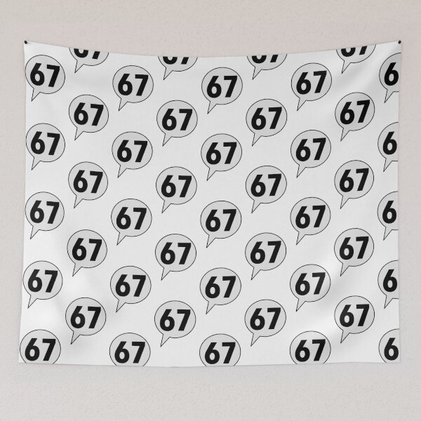 Item preview, Six-Seven Thought Bubble Numbers designed and sold by dcroffe.