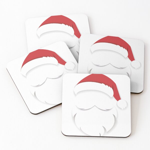 Item preview, Santa Hat and Beard – Minimalist Christmas Holiday Graphic Design designed and sold by Toph & Mea Shop.