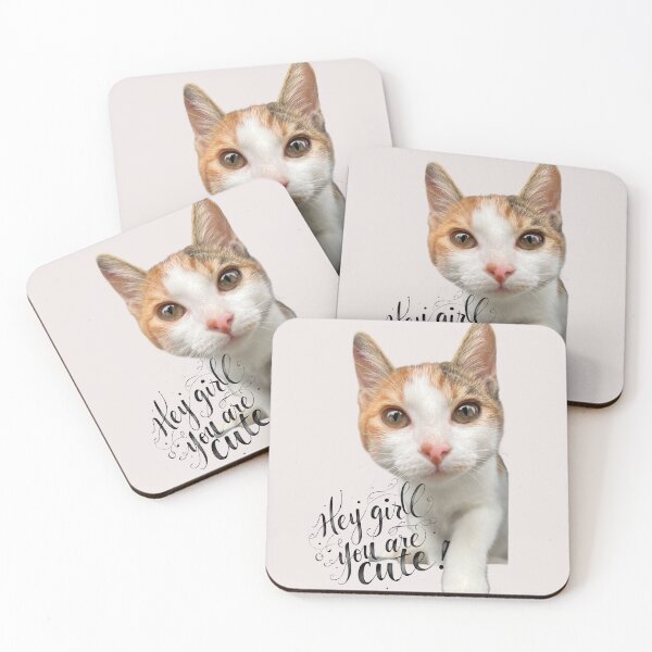 Item preview, Cute cat love stare designed and sold by Krissshop31.