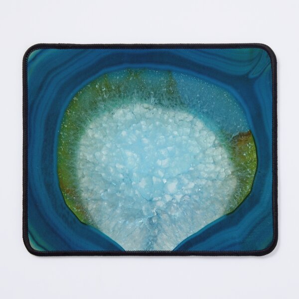 Item preview, Blue Agate Crystal Geode  designed and sold by capricedefille.