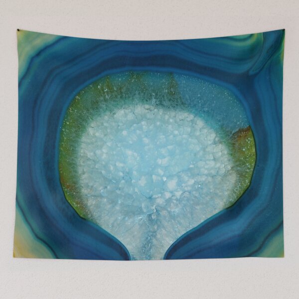 Item preview, Blue Agate Crystal Geode  designed and sold by capricedefille.