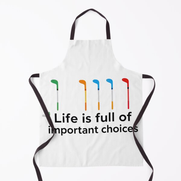 Item preview, Life is full of important choices - Golf Pun designed and sold by MKV Design.