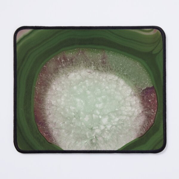 Item preview, Pink Green Agate Geode designed and sold by capricedefille.