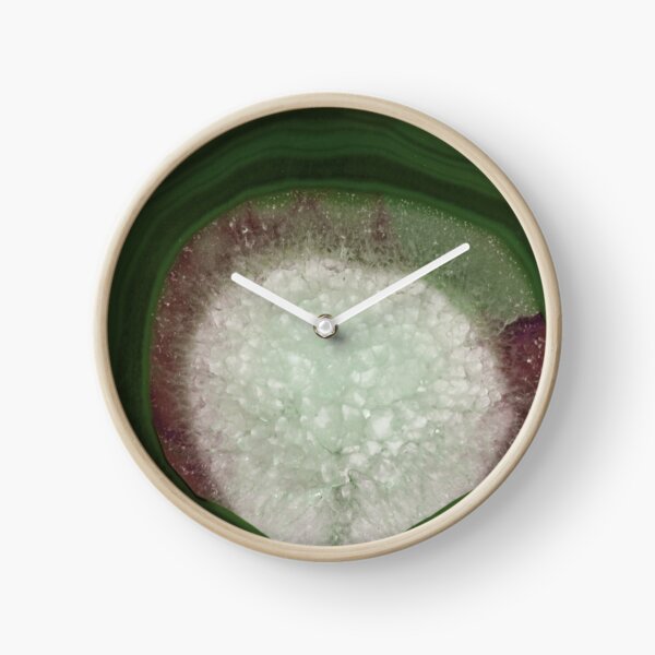 Item preview, Pink Green Agate Geode designed and sold by capricedefille.