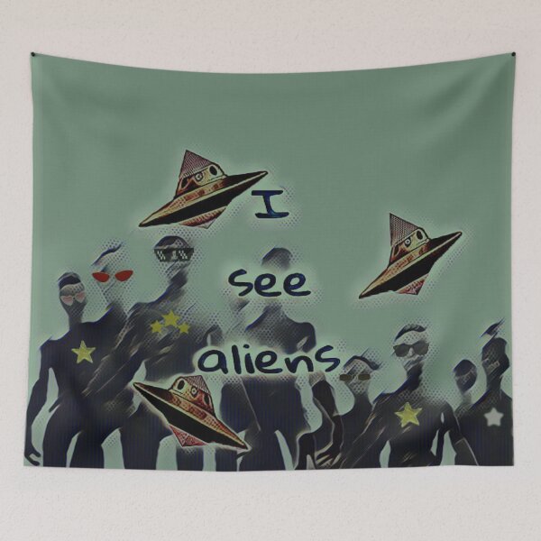 Item preview, I See Aliens designed and sold by Salisha Wheeler.