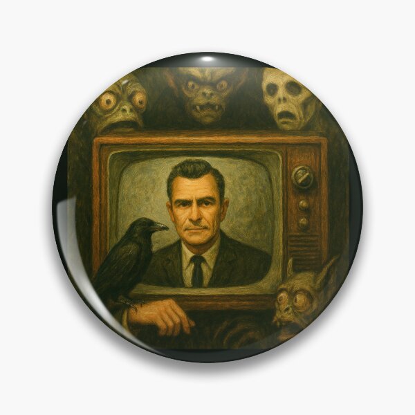 Item preview, Rod Serling of the Twilight Zone Television Series Portrait  designed and sold by Halifaxartguy.