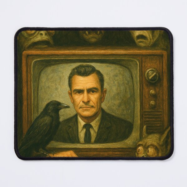 Item preview, Rod Serling of the Twilight Zone Television Series Portrait designed and sold by Halifaxartguy.