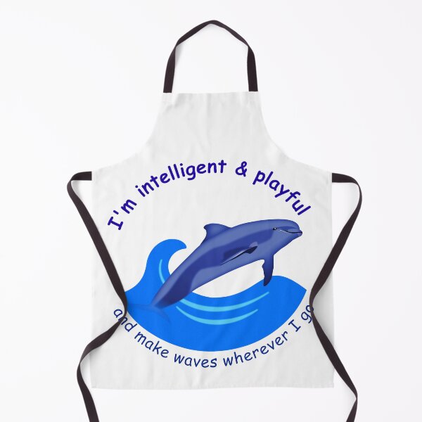 Item preview, Dolphin intelligent and playful message designed and sold by ChimaGraphics.