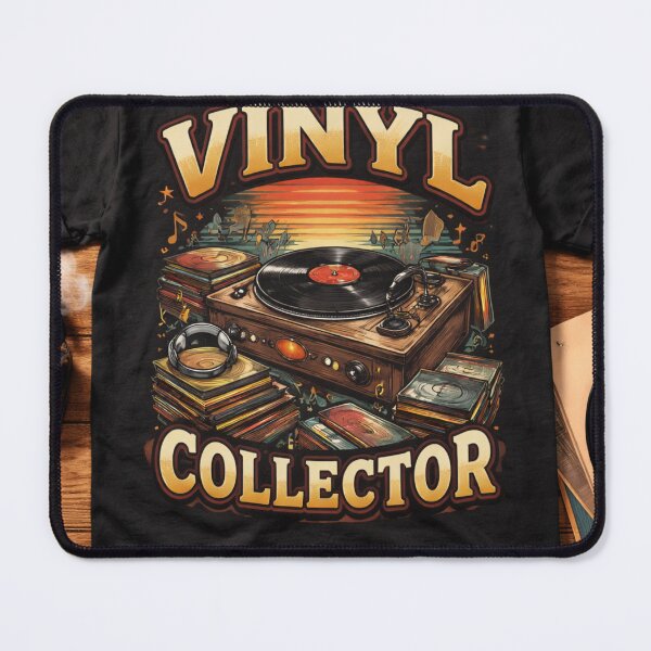 Item preview, Vinyl Collector - Retro Turntable Art fot Record Lovers designed and sold by CzipipitoStudio.
