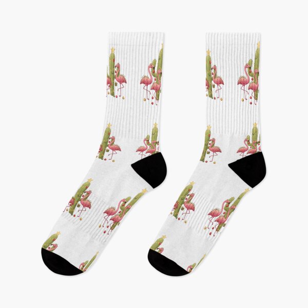 Item preview, Playful Flamingos and Cactus Trees designed and sold by HumTumMe.