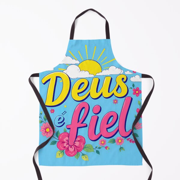 Item preview, Portuguese phrase “Deus é fiel” (God is faithful) designed and sold by Beleza e Estilo.
