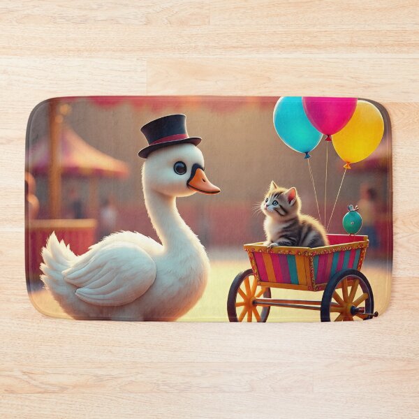 Item preview, Swan n Cat friendship  designed and sold by AwesomeDigiShop.