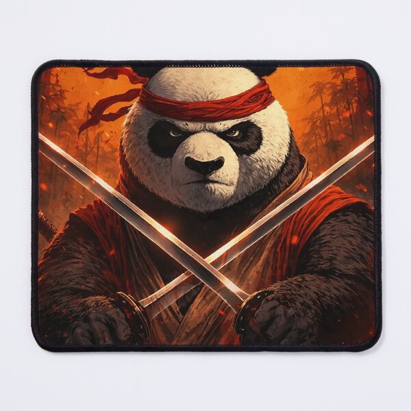 Item preview, Samurai Panda Warrior in Fiery Sunset Duel designed and sold by -DEEWOLF-.