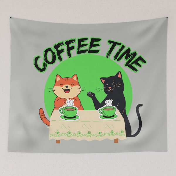 Item preview, Coffee Time, Green designed and sold by Nightshade Pixie Creations.