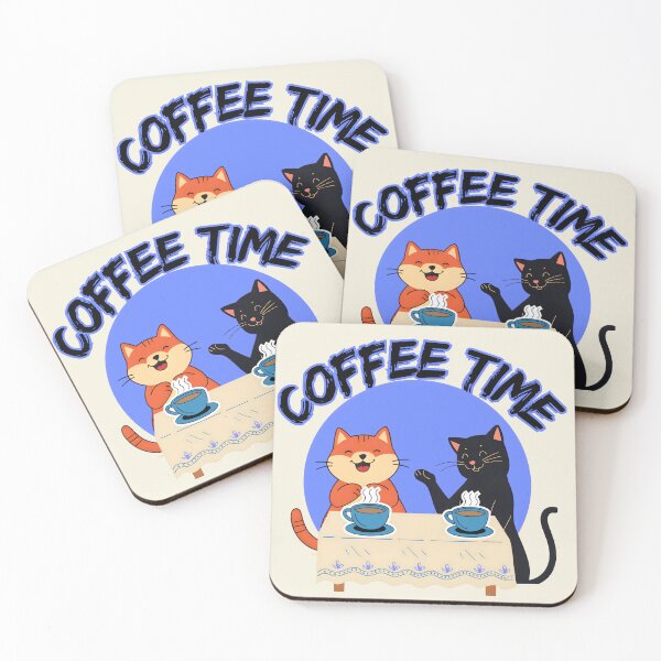 Item preview, Coffee Time, Blue designed and sold by Nightshade Pixie Creations.