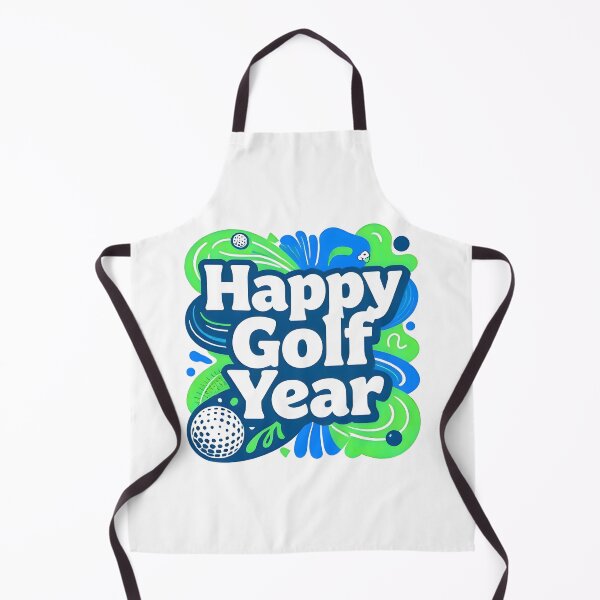 Item preview, Happy Golf Year – Modern Golf Art designed and sold by MKV Design.