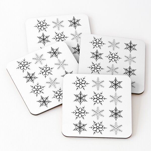 Item preview, Block Print Snowflakes  designed and sold by JayBugArt.