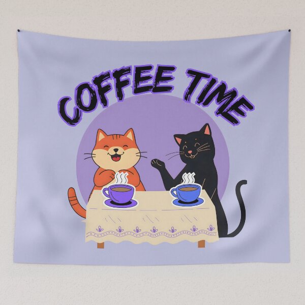 Item preview, Coffee Time, Purple designed and sold by Nightshade Pixie Creations.