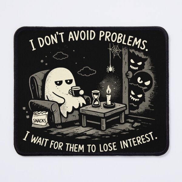 Item preview, Let It Linger – Cozy Ghost Avoidance Humor designed and sold by doodledat.