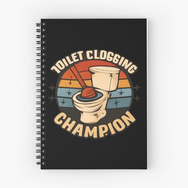 Item preview, Toilet Clogging Champion – Funny Retro Toilet Plunger  Design designed and sold by sssweetness.