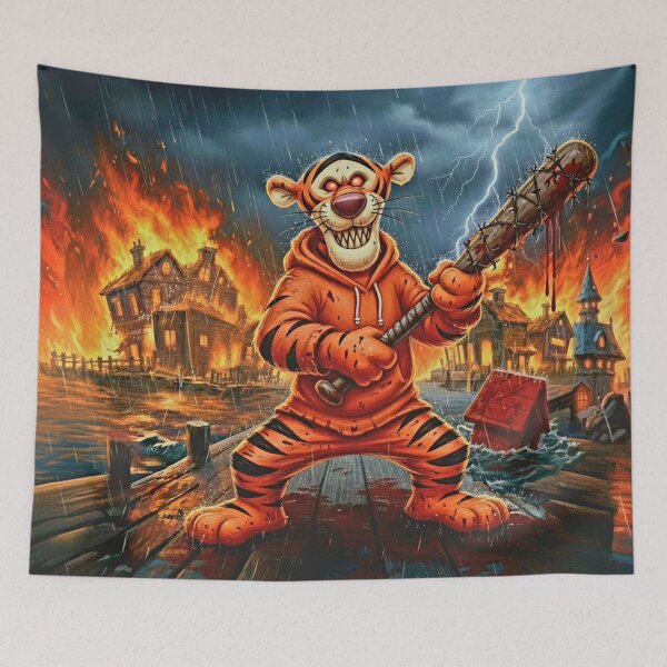 Item preview, The Striped Enforcer: Fury of the Flooded Docks designed and sold by Art's Diner.