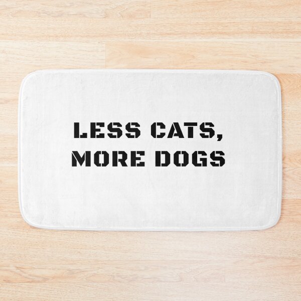 Item preview, Less Cats, More Dogs statement T-shirt designed and sold by machanka.