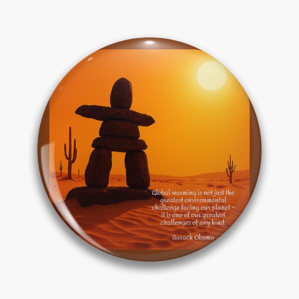 Item preview, Global Warming Poster with Barack Obama Quote designed and sold by Halifaxartguy.