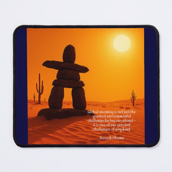 Item preview, Global Warming Poster with Barack Obama Quote designed and sold by Halifaxartguy.