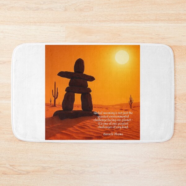 Item preview, Global Warming Poster with Barack Obama Quote designed and sold by Halifaxartguy.