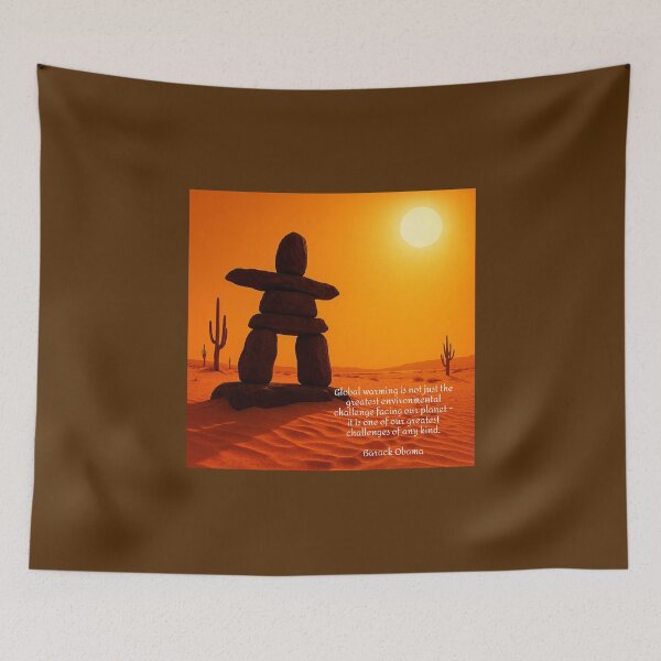 Item preview, Global Warming Poster with Barack Obama Quote designed and sold by Halifaxartguy.