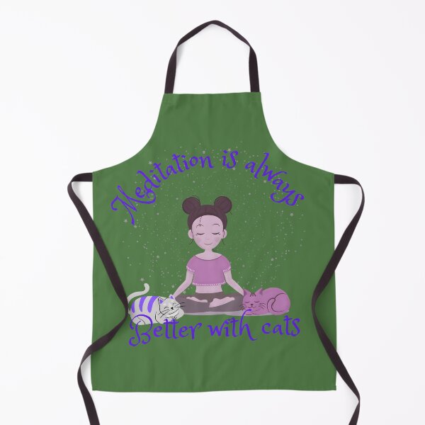 Item preview, Meditation is always Better with cats designed and sold by Nightshade Pixie Creations.