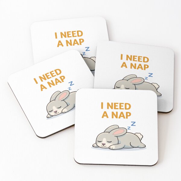 Item preview, I Need A Nap Sleepy Bunny designed and sold by Papier Atelier Art.