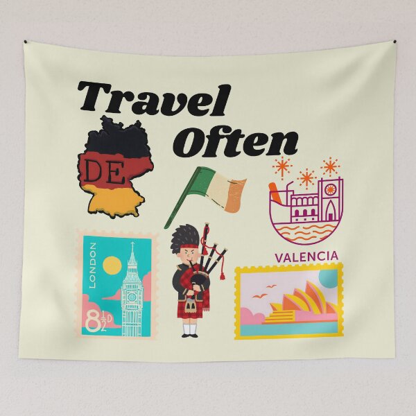 Item preview, Travel Often  designed and sold by Nightshade Pixie Creations.