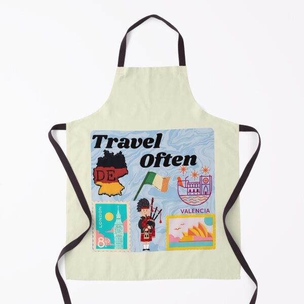 Item preview, Travel Often, Blue designed and sold by Nightshade Pixie Creations.