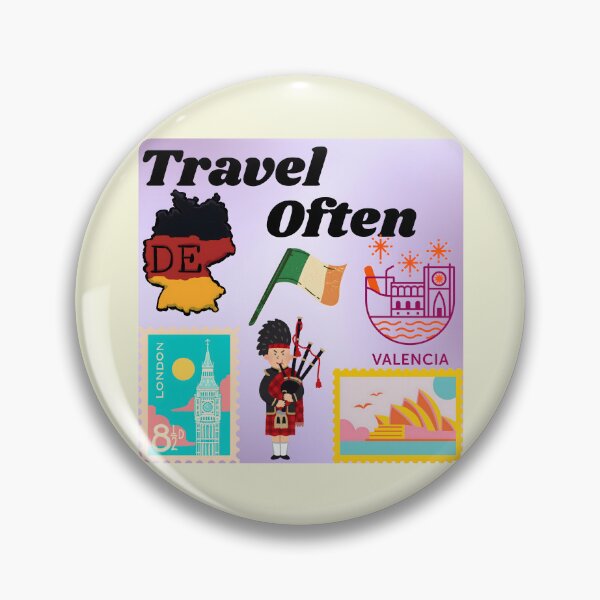 Item preview, Travel Often, Lavender designed and sold by Nightshade Pixie Creations.
