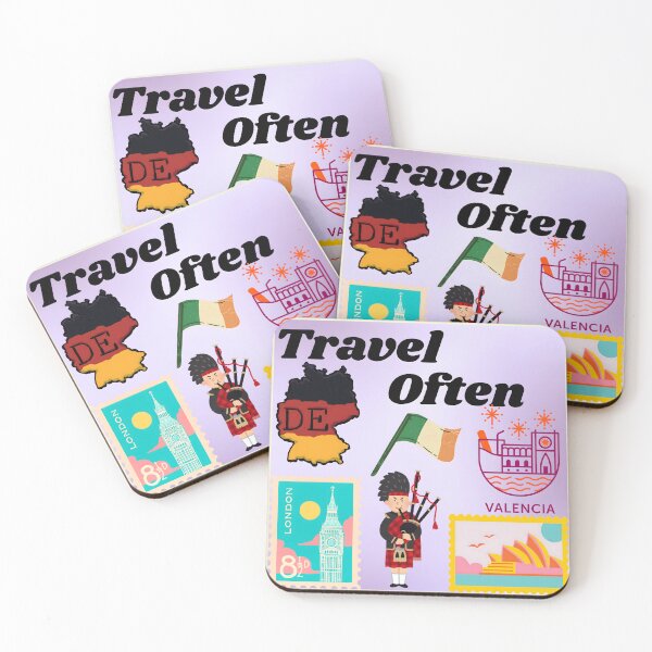 Item preview, Travel Often, Lavender designed and sold by Nightshade Pixie Creations.