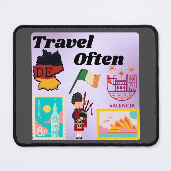 Item preview, Travel Often, Lavender designed and sold by Nightshade Pixie Creations.